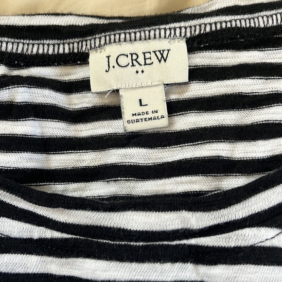Jcrew striped dress-L - Picture 2 of 3